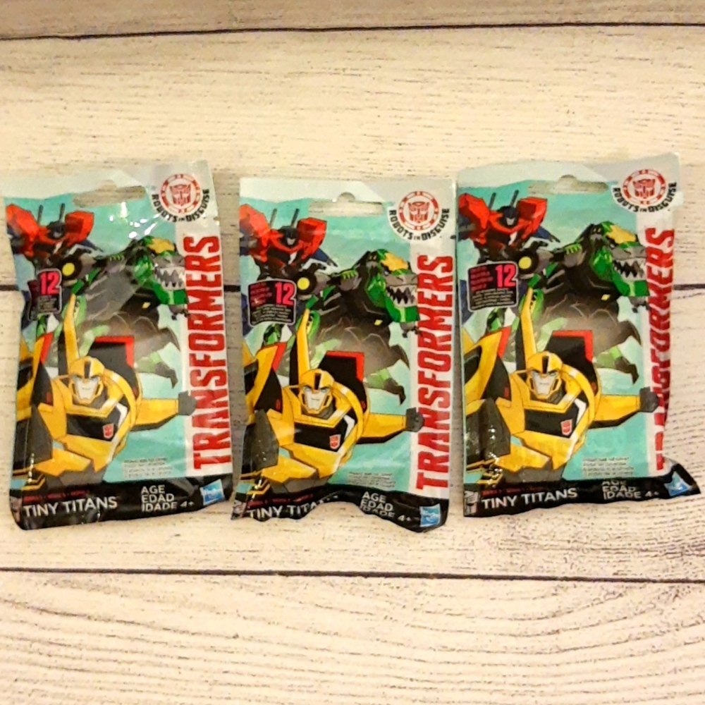 Transformers Mystery Packs Bundle 3 Packs Authentic Officially Licensed SEALED